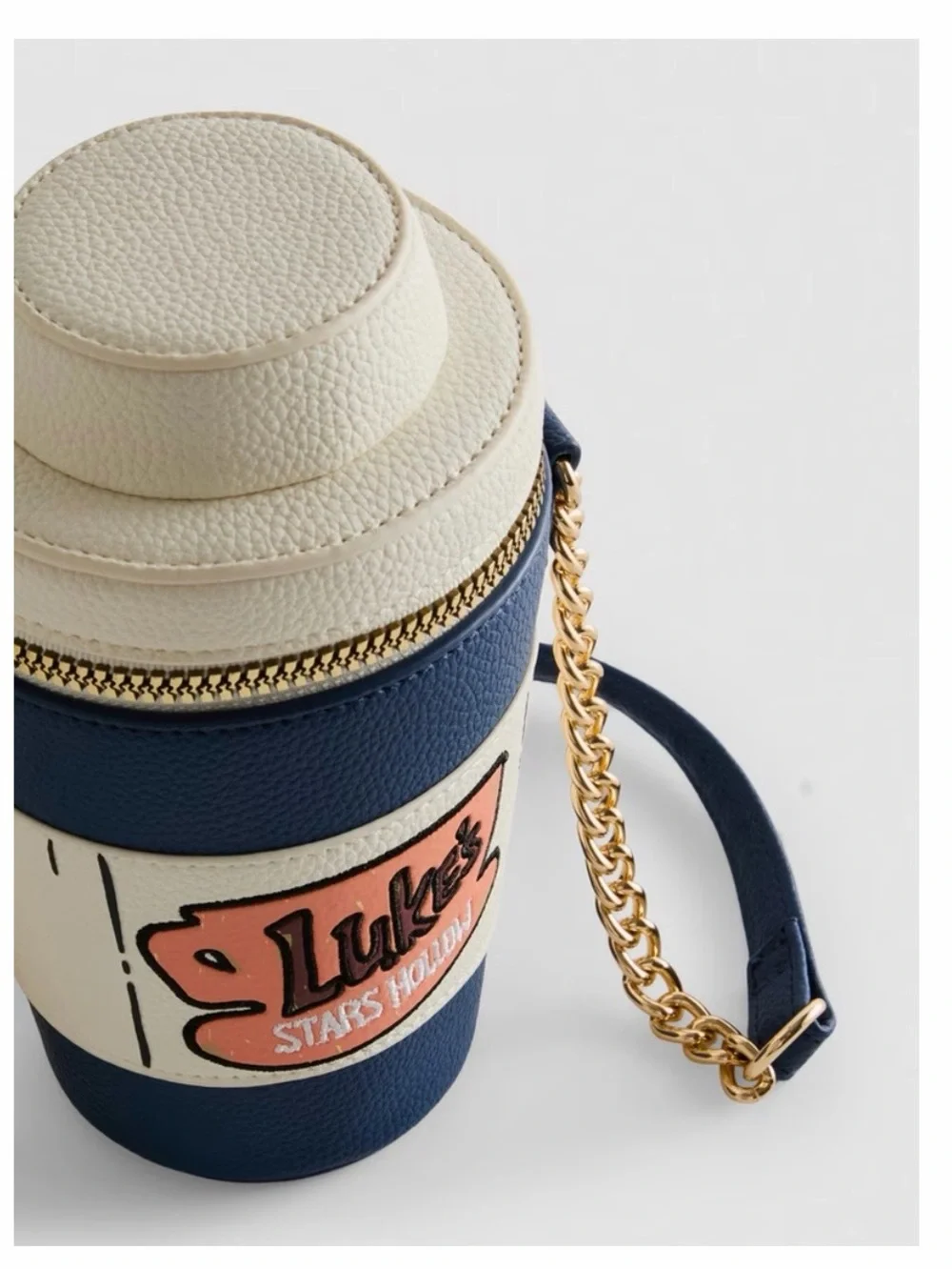 Primark Gilmore Girls Luke’s Stars Hollow Mini Crossbody Bag Zip Navy/White